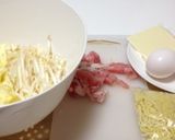 春休みのランチに。オムそばめし作り方1写真