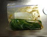 水菜の辛醤油和え作り方2写真