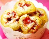 紅茶といちごジャムのカップケーキ作り方8写真