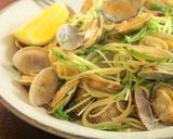 ナンプラーで☆あさりと水菜のボンゴレ作り方5写真