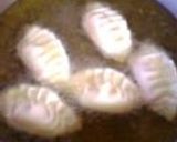 柿とチーズの揚げ餃子♪作り方3写真