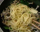 しめじと小松菜の納豆パスタ作り方5写真
