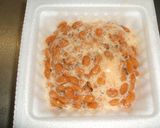 残り物のマヨ味サラダで♪　サラダ納豆作り方1写真