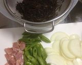 ひじきとベーコンの炒め煮作り方1写真