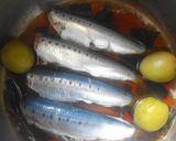 活力鍋使用☆いわしのさっぱり梅酒煮作り方3写真