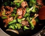 ブロッコリーと豚肉のにんにくオイマヨ炒め作り方7写真