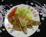簡単、ごぼうのかき揚げ風、たこ焼き粉利用作り方4写真