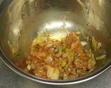 カリッと豚コマde納豆キムチパスタ作り方7写真