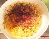 【超簡単♪】梅と大根の和風パスタ作り方6写真