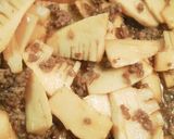 簡単お弁当にも◎筍の水煮と挽肉の甘辛炒め作り方3写真