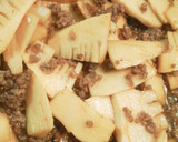 簡単お弁当にも◎筍の水煮と挽肉の甘辛炒め作り方3写真
