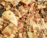 簡単お弁当にも◎筍の水煮と挽肉の甘辛炒め作り方4写真