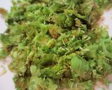 ふきのとうの味噌マヨ。作り方1写真