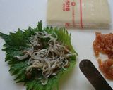 梅じゃこのチーズinお揚げ✿作り方4写真