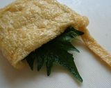 梅じゃこのチーズinお揚げ✿作り方6写真