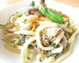 ごはんがススむ和風焼きうどん☆作り方7写真