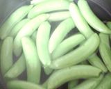 スナップえんどうの肉詰め作り方1写真