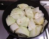 春キャベツと豚肉の梅しそポン酢がけ♫作り方1写真