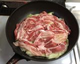 春キャベツと豚肉の梅しそポン酢がけ♫作り方4写真