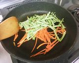 大根の葉とにんじんの炒めもの作り方3写真