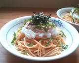 ツナマヨおろしの和風パスタ☆バター醤油味作り方6写真