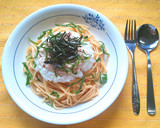 ツナマヨおろしの和風パスタ☆バター醤油味作り方7写真