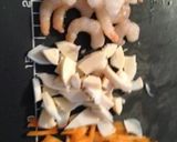 栄養満点*ピリ辛お粥*作り方1写真