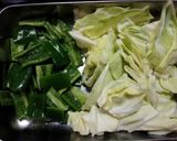 サイコロステーキと野菜のにんにく醤油炒め作り方1写真