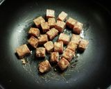 サイコロステーキと野菜のにんにく醤油炒め作り方2写真
