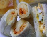 鮭フレークでホットロールサンドウィッチ作り方6写真