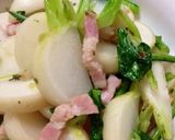 カブとベーコンの☆簡単しょうゆ炒め♡作り方5写真
