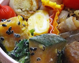 かぼちゃとほうれん草のごまマヨサラダ作り方3写真