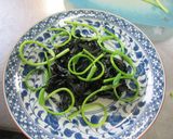 金時草とアスパラソバージュのサラダ作り方3写真