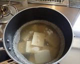 青さのり(青のり)と豆腐の翡翠スープ作り方2写真