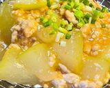 冬瓜の鶏肉そぼろあん煮作り方3写真