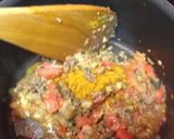 リメイク☆余った餃子の具でドライカレー風作り方4写真