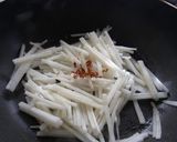 大根の引き菜炒り作り方4写真