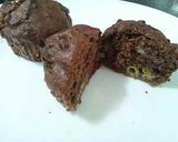 ココアとバナナのカップケーキ作り方8写真