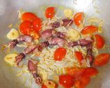 ホタルイカとシラスのトマトパスタ作り方5写真