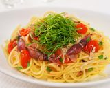 ホタルイカとシラスのトマトパスタ作り方8写真