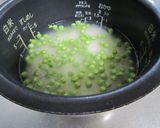 グリンピースご飯(豆ご飯)作り方4写真