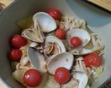キャベツと蛤のペペロンチーノ鍋作り方5写真