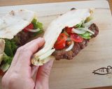 自家製ソーセージもどき＾＾のピタサンド作り方10写真