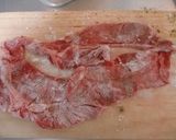 簡単 牛肉のソテー（ポークチャップ風）作り方1写真