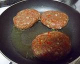 セロリが入った１００％ビーフのハンバーグ作り方27写真