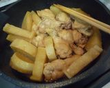手羽元と大根の甘辛煮♪作り方7写真