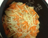 ＊生姜と筍の炊き込みご飯＊作り方5写真