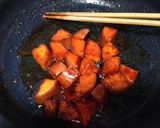 一人分おやつ：Yamで揚げない大学芋　作り方4写真