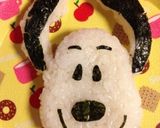 キャラ弁に〜簡単☆横顔じゃないスヌーピー作り方4写真