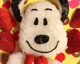キャラ弁に〜簡単☆横顔じゃないスヌーピー作り方5写真